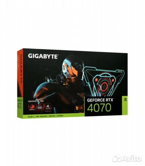 Видеокарта gigabyte GeForce RTX 4070 gaming OC 12G