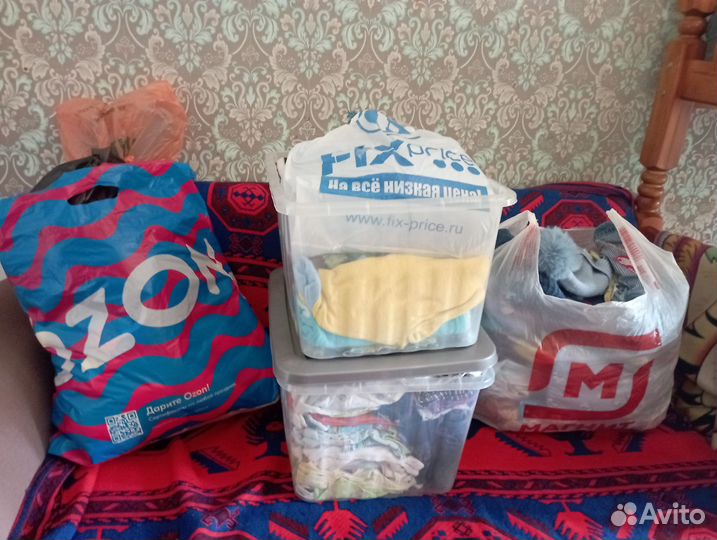 Вещи детские от 0- 2 лет пакетом