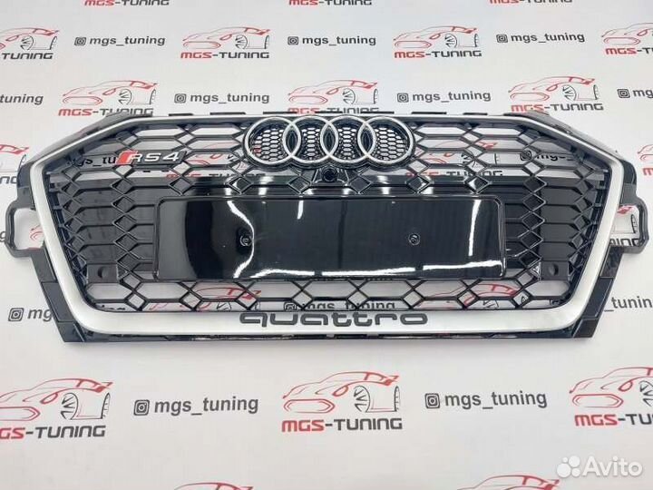 Решетка в стиле RS4 #2 для Audi A4 19+