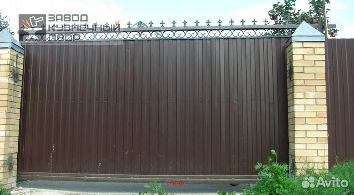 Ворота откатные с установкой под ключ