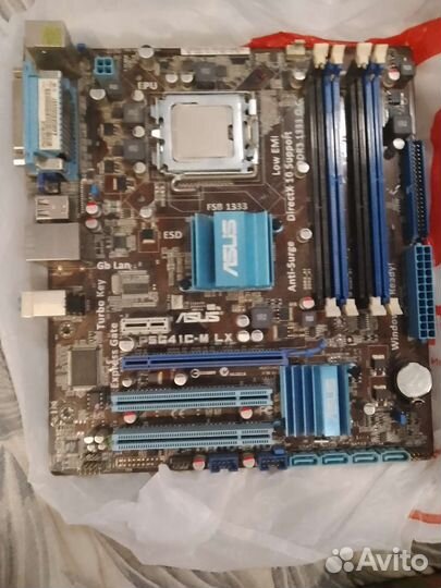 Материнская плата 775 asus p5g41c-m LX