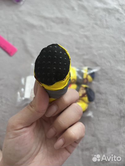 Зимние сапожки на собаку маленьких пород