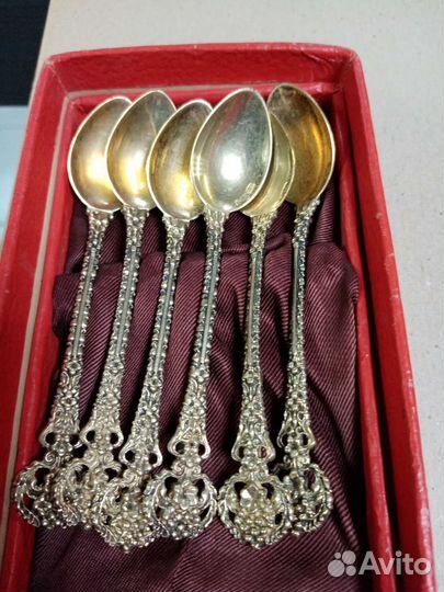 Половник и ложки серебро