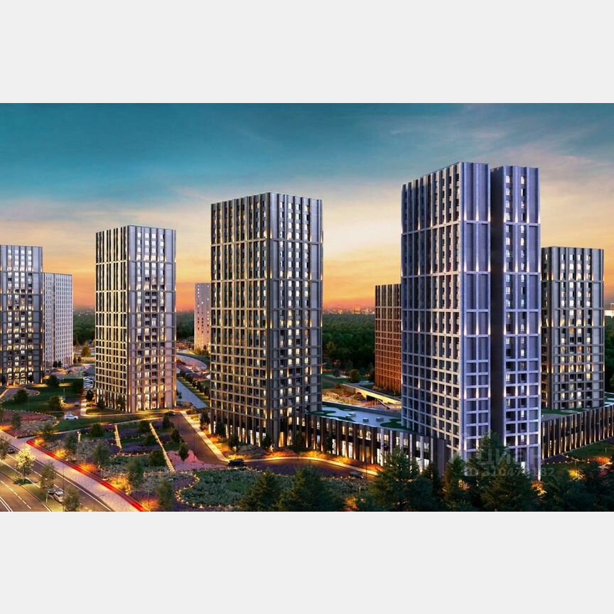 3-к. квартира, 68,4 м², 9/24 эт.