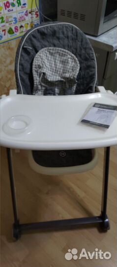 Стульчик для кормления happy baby classic