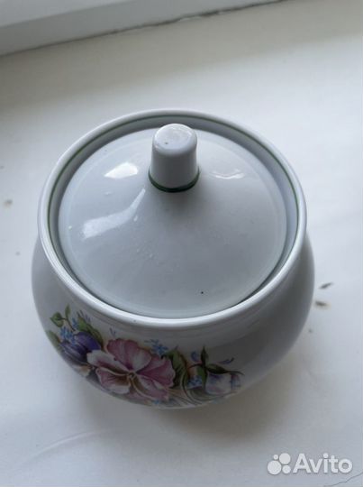 Сахарница фарфор СССР