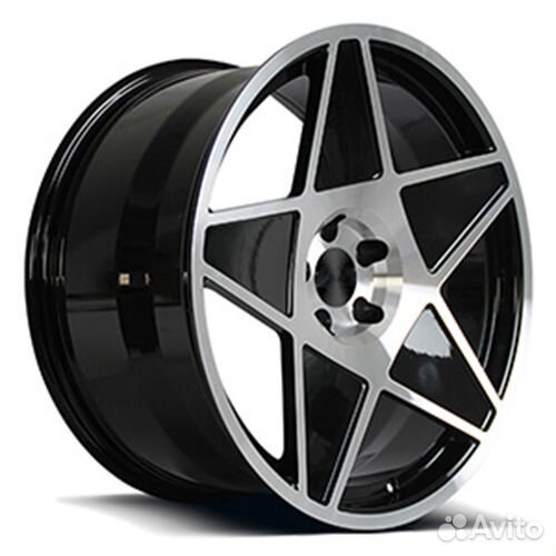 Диски колесные кованые 3SDM черный+шлифовка