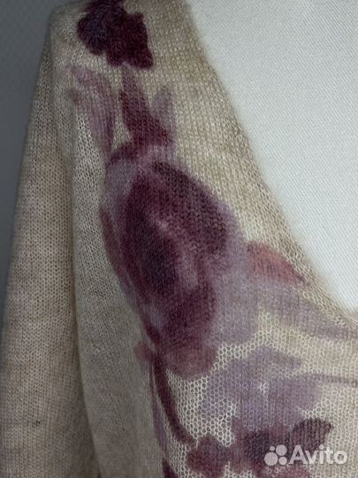 Свитер паутинка шерсть шёлк Ann Taylor