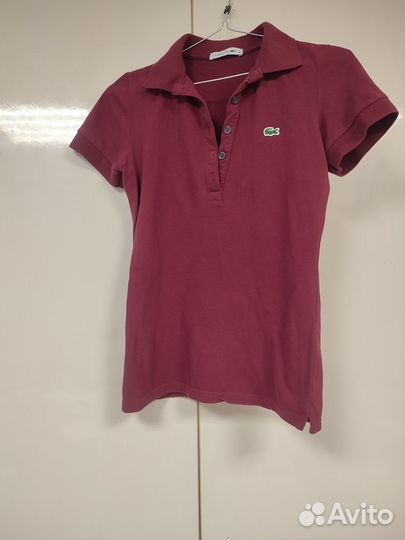 Футболка polo lacoste женская
