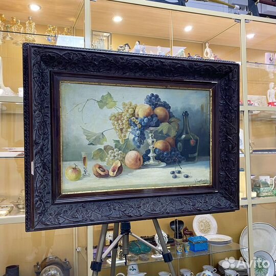 Антикварная картина, Хрусталев А.И., масло/холст