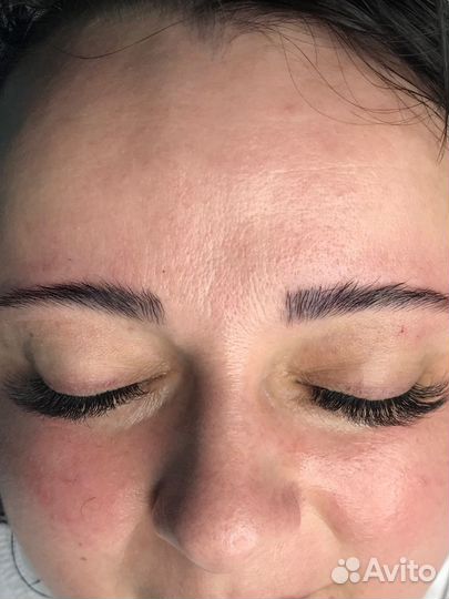 Наращивание ресниц на дому
