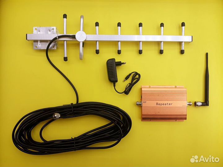 Усилитель GSM сигнала и интернета 2G и 3G