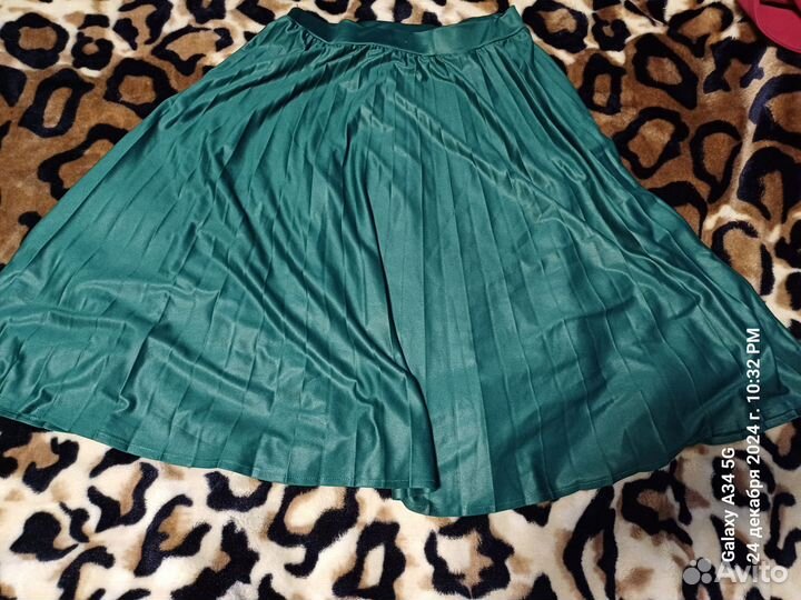 Плиссированная юбка 46- 48