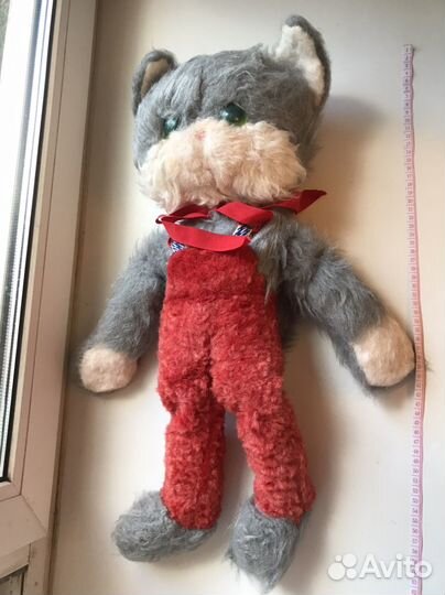 Игрушка СССР Кот Плюшевый