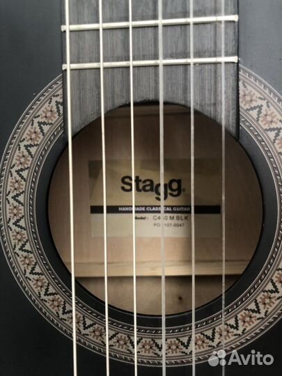 Классическая гитара stagg SCL70-BLK