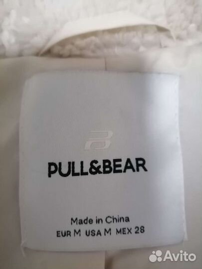 Плюшевая куртка pull&bear