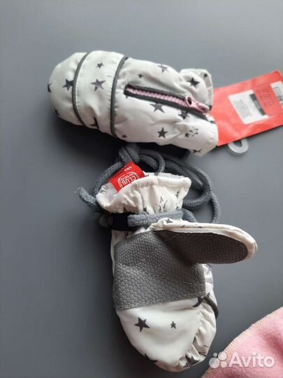 Варежки+манишка 56 68