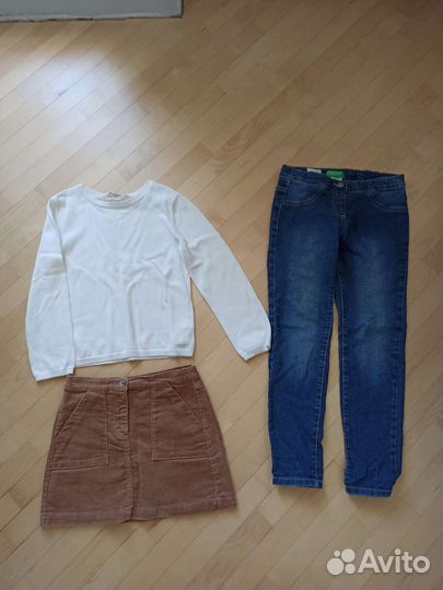 Вещи пакетом для девочки 122-128
