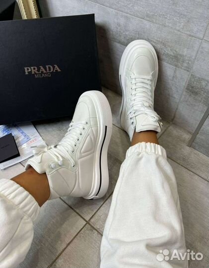 Кеды высокие Prada 36-40