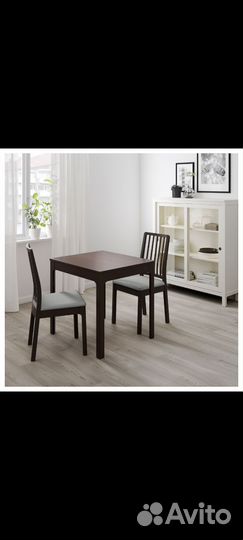 Раздвижной стол IKEA ekedalen, 75х120/80х70 см