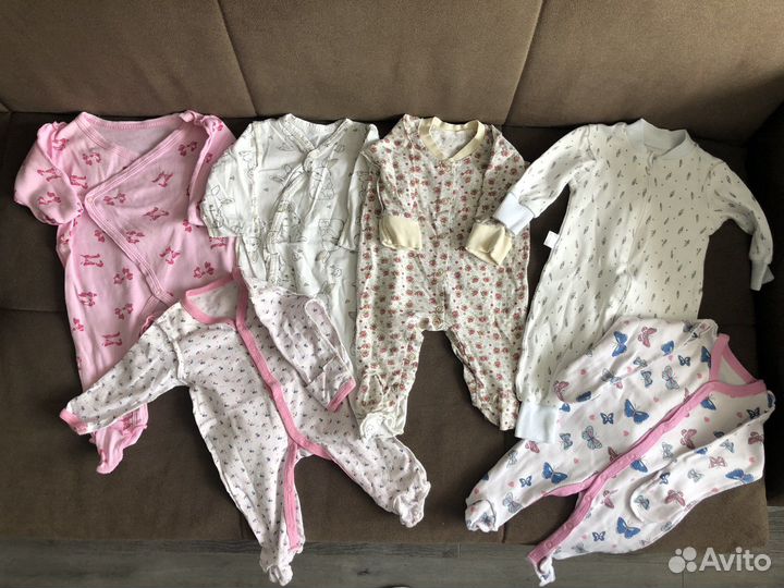 Детские вещи пакетом от 0 до 3