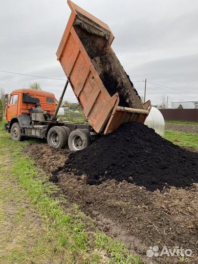 Земля плодородная грунт торф