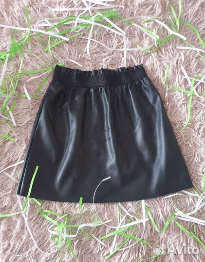 Кожаная юбка новая