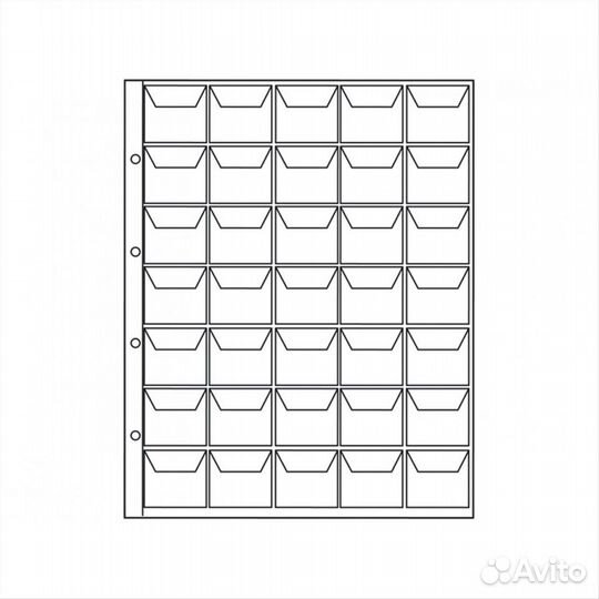 Листы для монет