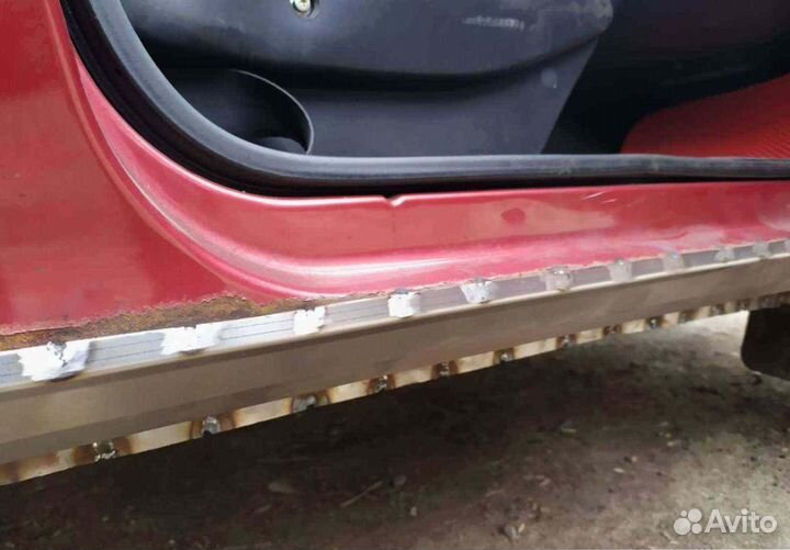 Пороги для Chevrolet Niva 1998-2020 (21236)