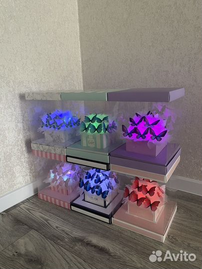 Букеты светящиеся на 8 марта