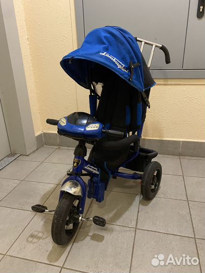 Трехколесный велосипед коляска