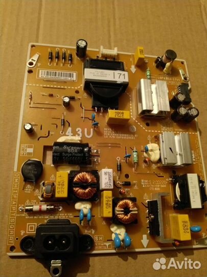 Блок питания EAX67209001(1.6) lgp43dj-17U1