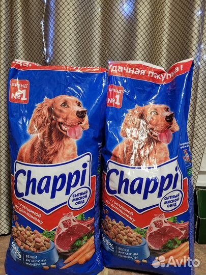 Корм для собак chappi 15кг