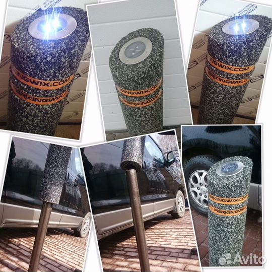 Изготовление резиновых чехлов на парковочный столб