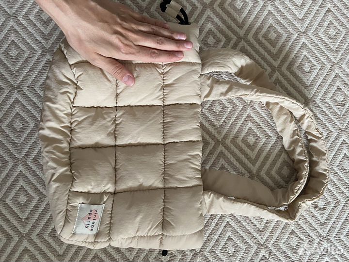 Сумка стеганная дутая zara