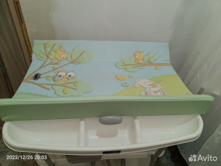Пеленальный столик с ванночкой cam