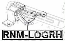 Подушка двигателя правая (renault logan 2005)