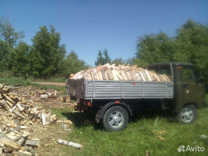 Дрова колотые с доставкой берёза осина