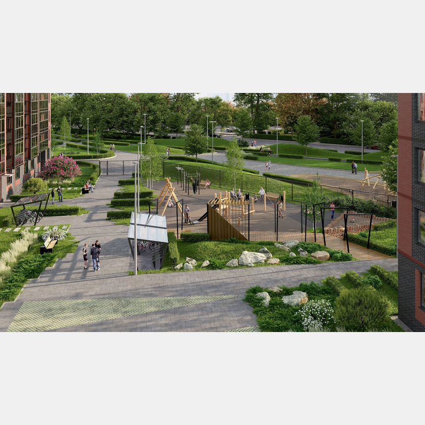 2-к. квартира, 55,4 м², 12/23 эт.