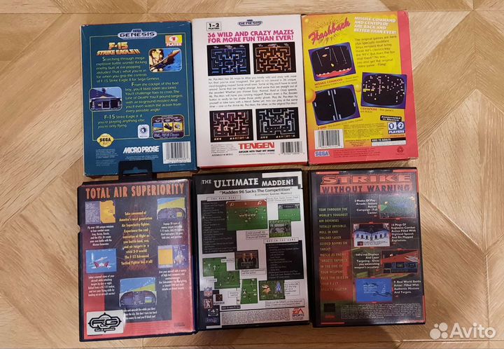 Картриджи sega Genesis и Mega drive