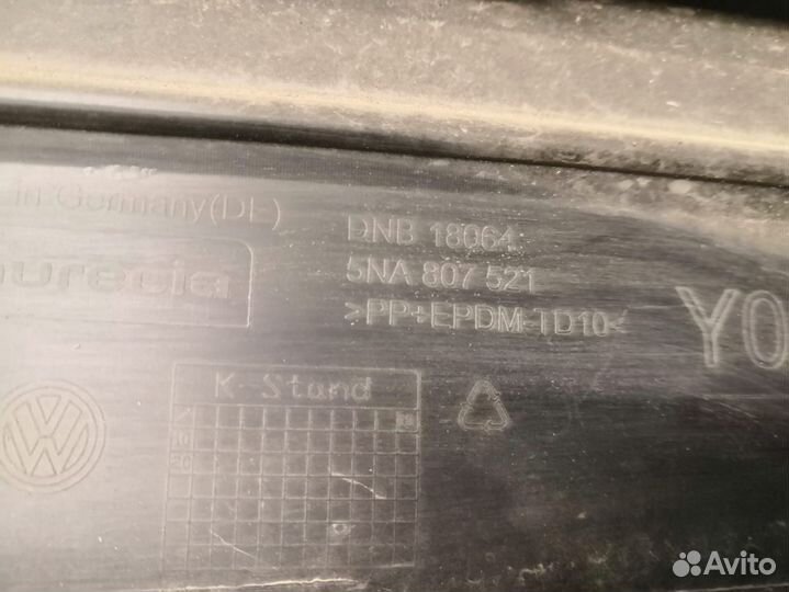 Бампер задний volkswagen tiguan 19 г