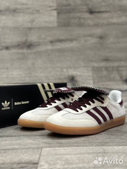 Кроссовки Adidas Samba Wales Bonner Cream White