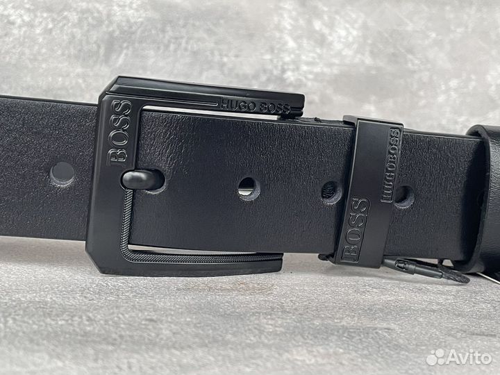Мужской кожаный ремень Hugo Boss