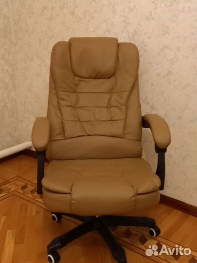 Кресло кожаное эко