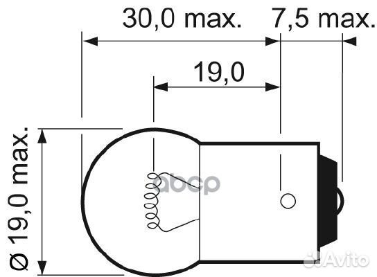 Лампа R5W Essential BA15s (10) 032219 032219 Valeo