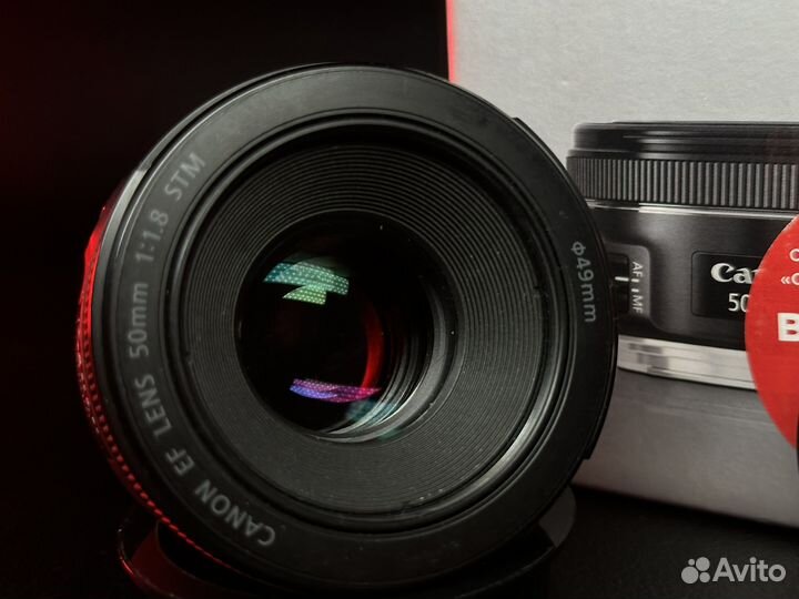 Объектив canon EF 50mm 1.8 STM