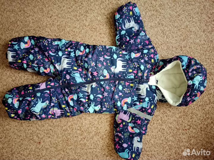 Комбинезоны 4шт 80 -86 зима - осень