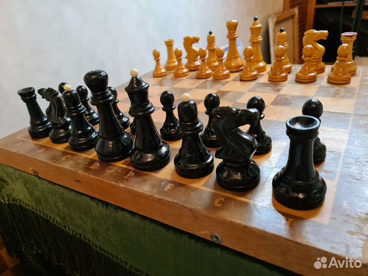 Шахматы турнирные утяжеленные СССР