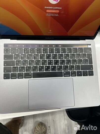 Apple macbook pro 2019 13 тач бар