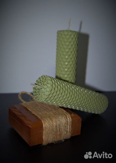 Свечи из вощины ручной работы